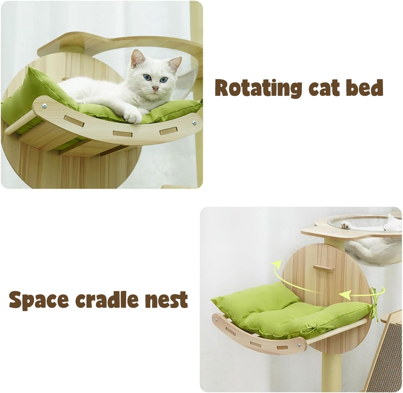 LIODUX Large Cat Tree, 140CM Cat Tower for Cats, Super Spacious Condo, Cat Climbing Frame, Large Cat Nest, Wide Padded Perch Scratching Posts & Pad for Indoor Cats