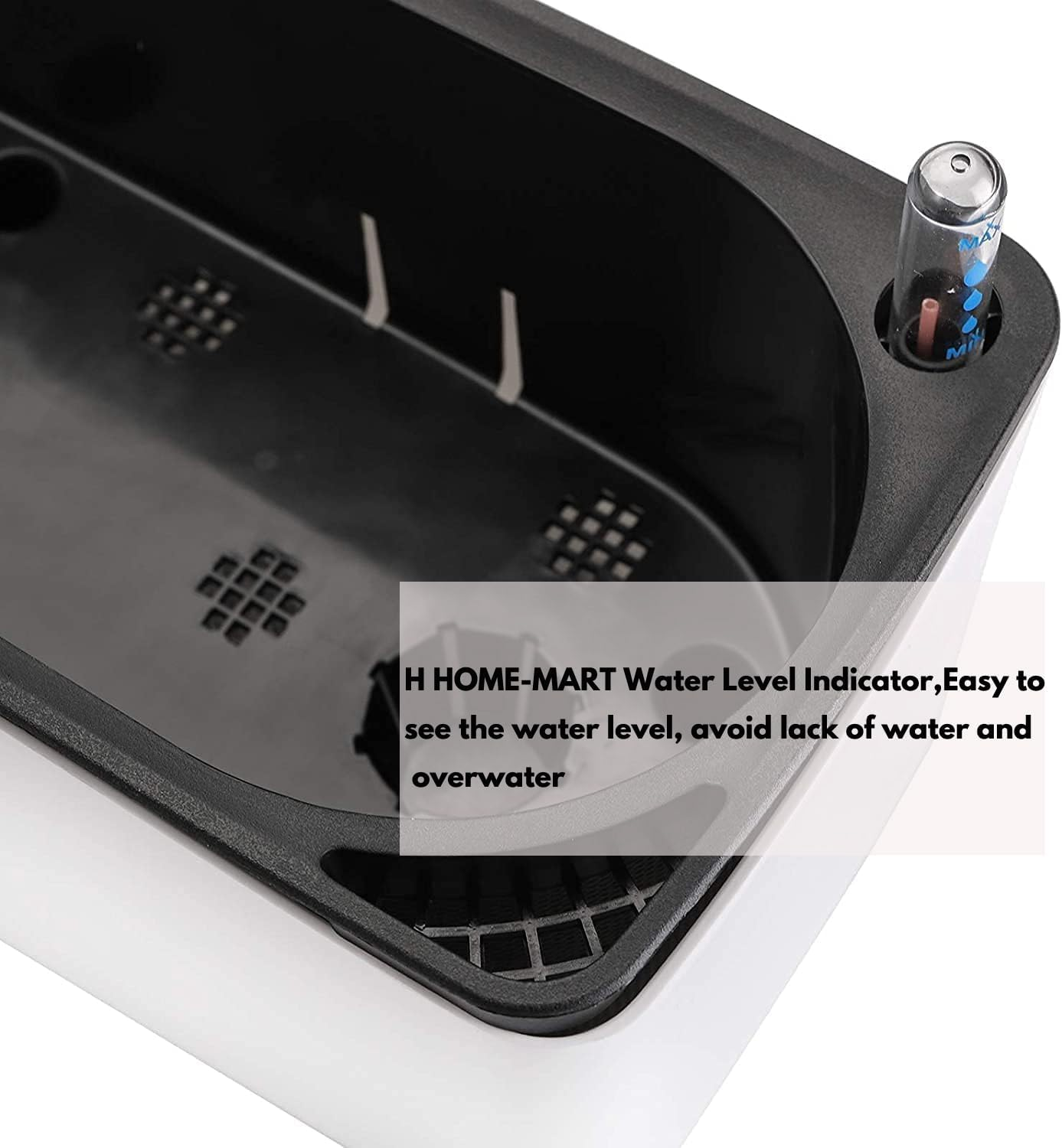 40 Cm Rectangle Self Watering Planter with Water Level Indicator, Window Gardening Box,Decorative Self Watering Pots for All House Plants Flowers Herbs, Modern