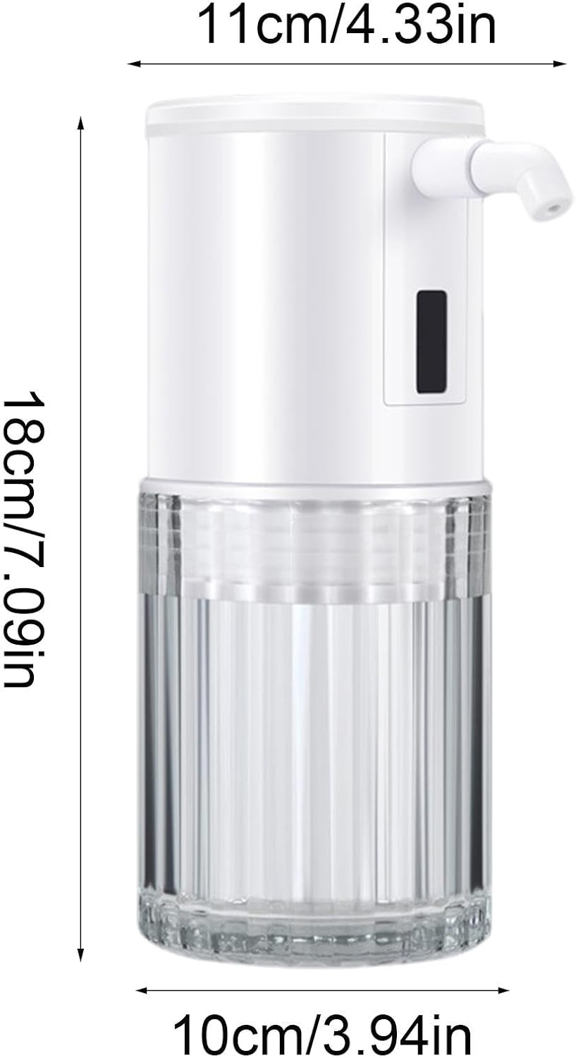 Glass Mouthwash Dispenser - Automatic Mouthwash Dispenser, Touchless Mouthwash Container | Rechargeable Countertop Mouth Wash Container, 3-Mode Glass Mouth Pump Dispenser for Bathroom and Kitchen image number 3