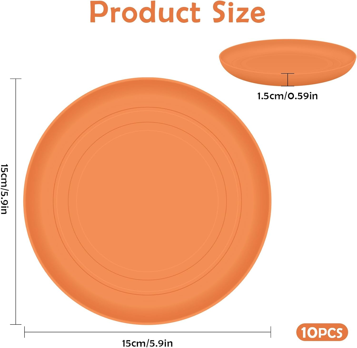 10 PCS Shallow Cat Food Dish, round Cat Plates for Wet Food in 4 Colours, Whisker Fatigue Free Cat Dishes for Kittens and Short Legged Cats, Colored Flat Cat Bowl in Plastic for Dry Food image number 4