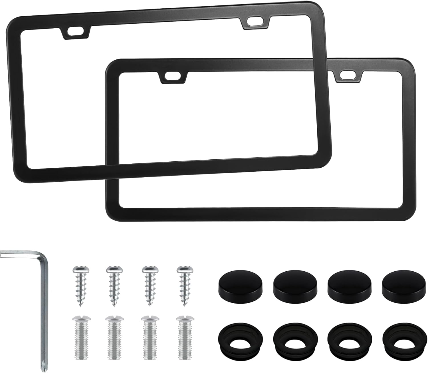 Livtee Motorcycle Side Mount License Plate Bracket Compatible with Harley Made Aluminum Alloy for Most Bike Motorcycle