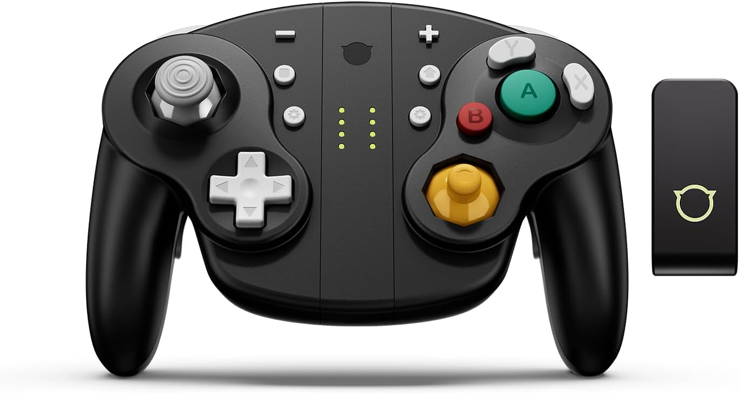 NYXI Wizard 2 Gamecube Switch Controller, TMR Hall Joystick Wireless Controller, Adjustable Triggers, NFC, Programmable Buttons, 6-Axis Gyro, HD Rumble for Switch/Gamecube/Wii/Pc