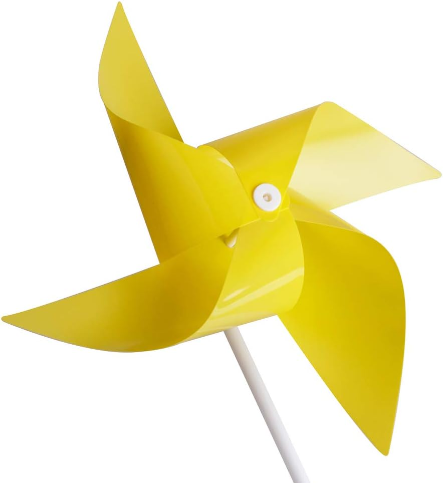 100 Pcs Pinwheels, Dark Blue Color Wind Spinners and Party Favors Gifts for Kids, Outdoor Decorational Pinwheels for Yard and Garden(Dark Blue) image number 6