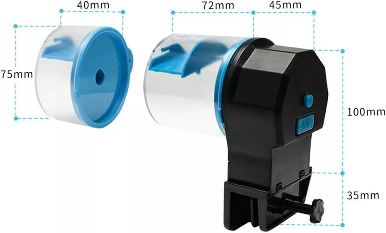 AIMALL Intelligent Aquarium Fish Feeder &ndash; Automatic Timing Food Dispenser with Large Capacity, Adjustable for 12/24 Hour Feeding Cycles, Ideal for Fish Tank Management image number 6