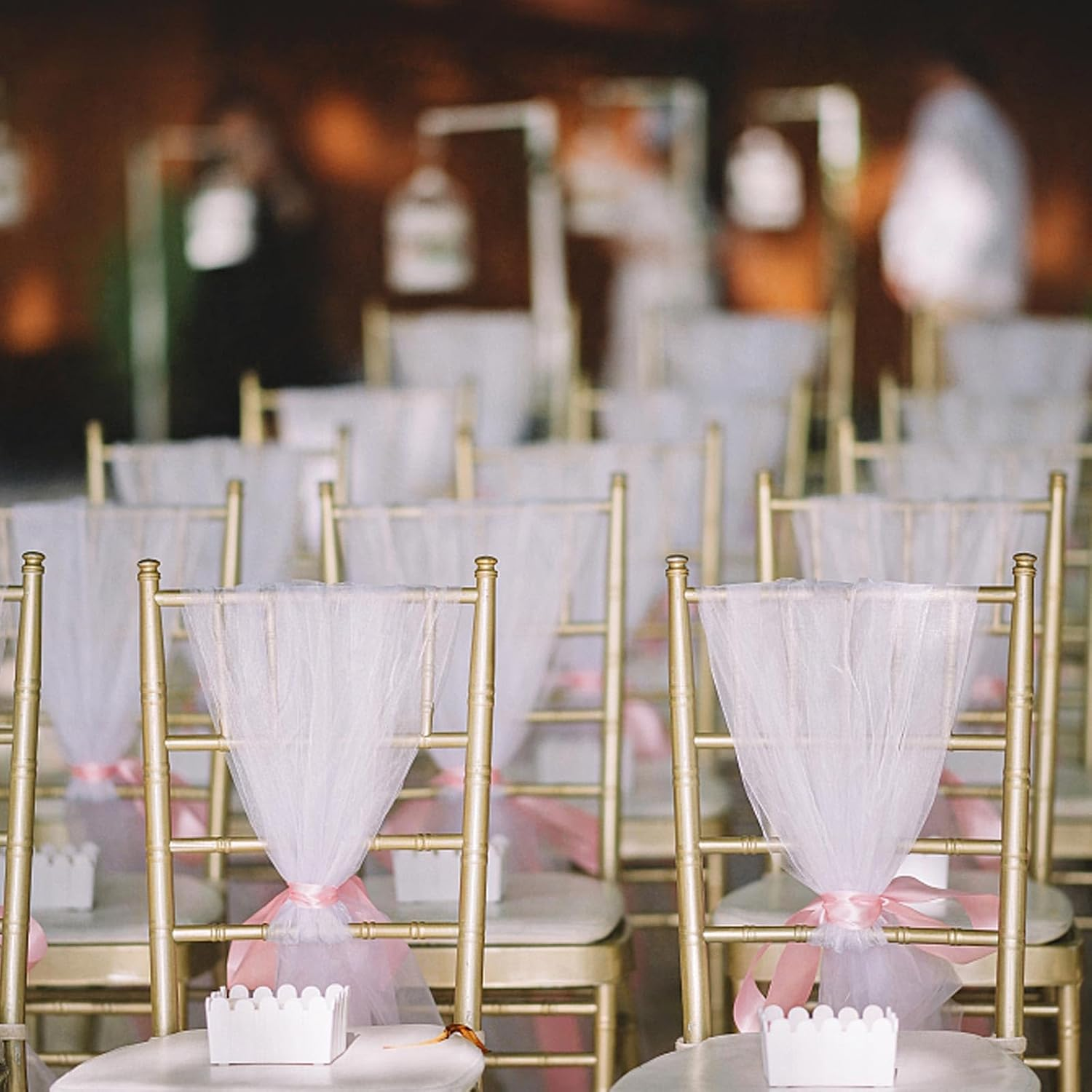 Organza Tulle Fabric Rolls 10M White Tulle Fabric Roll, Crystal Organza Fabric Spool Tulle Ribbon, Ideal for DIY Handmade Birthday Party Wedding Decorations Christmas Craft Supplies