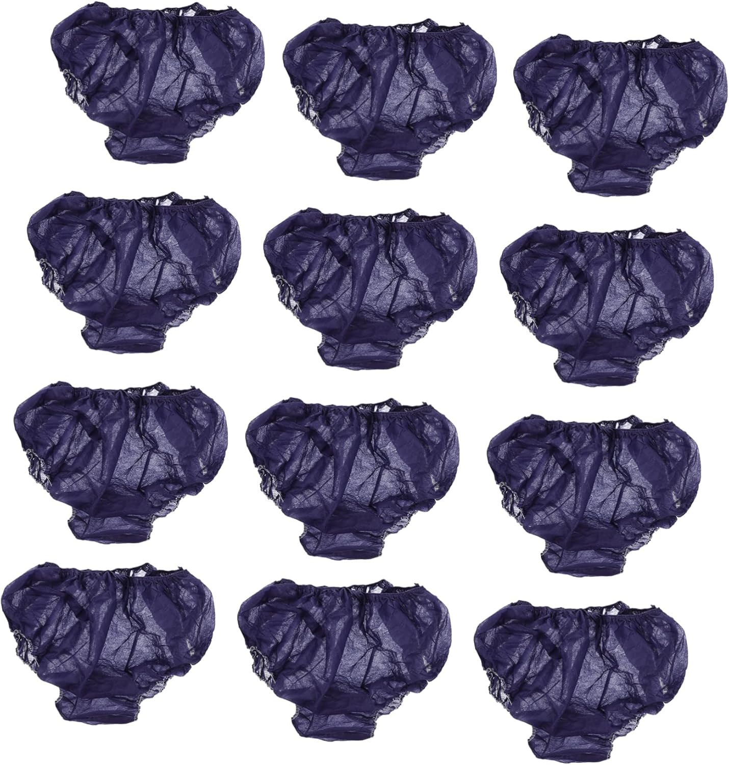 Sosoport 25Pcs Women Disposable Spa Panties Simple Panties for Postpartum Travel Spa Sessions Dark Blue image number 1