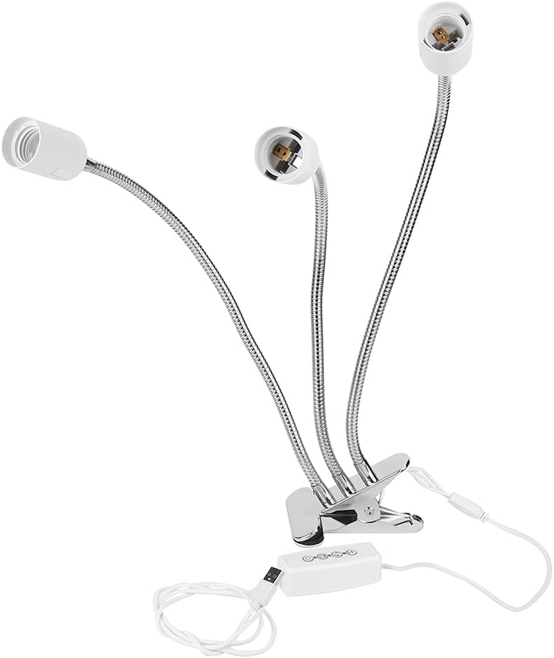 LED E27 Grow Light 75W USB Indoor Plant Full Spectrum Lamp Gooseneck Plants Lights image number 5