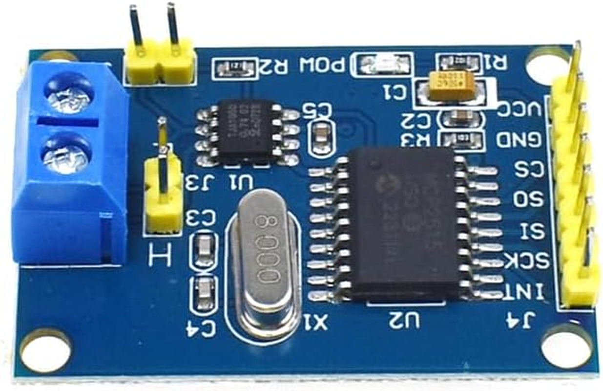 5Pcs MCP2515 CAN Bus Module TJA1050 Receiver SPI Module for Raspberry DIY image number 1