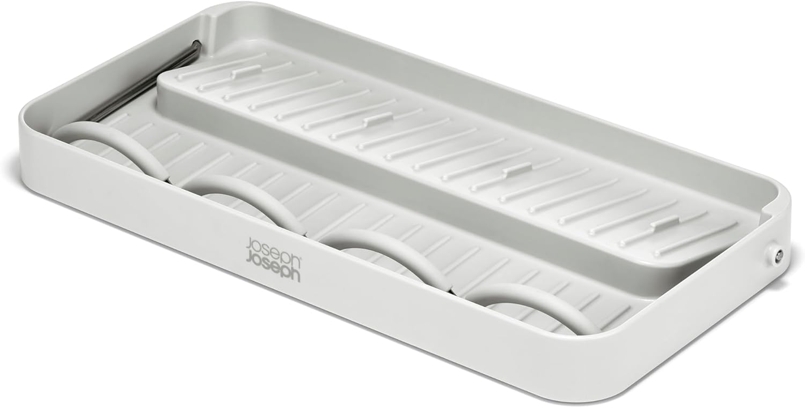 Joseph Joseph Drysmart Folding Water Bottle Drying Rack, Space Saving Draining Board Organiser, Recycled Plastic image number 1