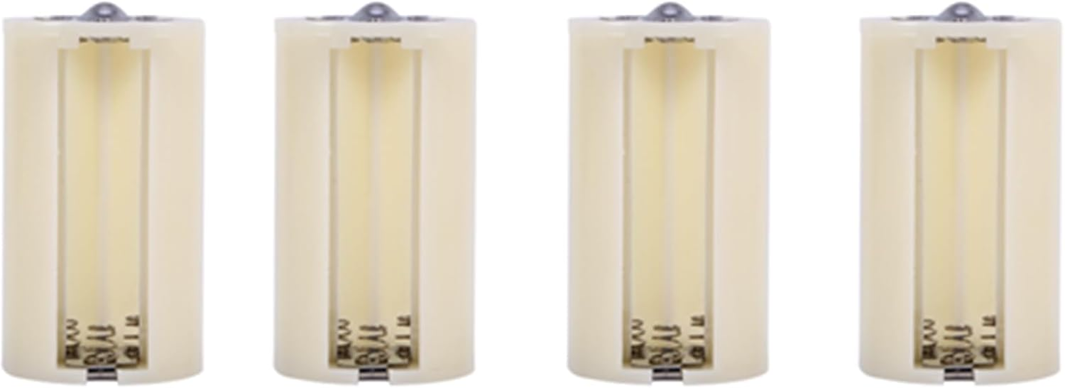 4Pcs AA to D Battery Converter Adapter Holder Case - Parallel Converter for 3 AA Batteries to Replace D Size Batteries - for Electronics and Emergency Use - and Portable Design image number 1