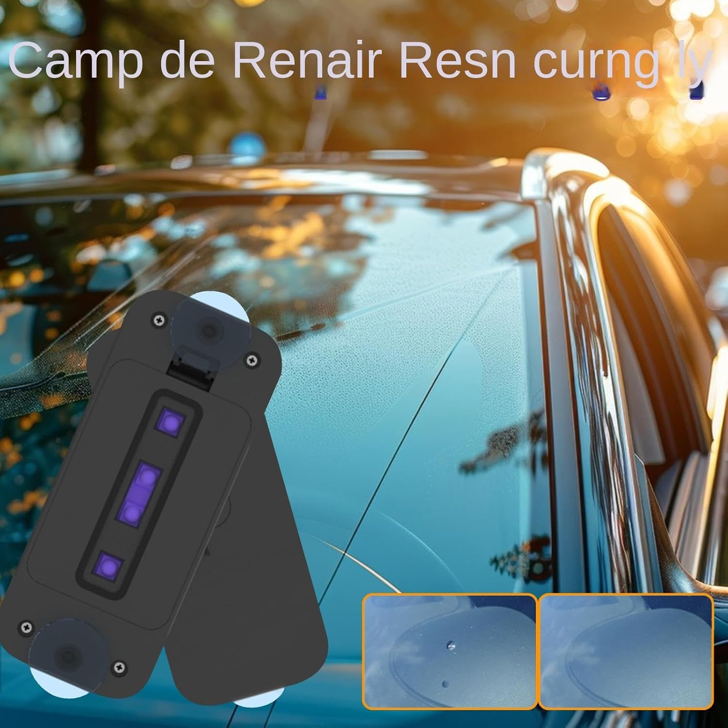 Glass Repair Lamp - Glass Repair Lamp | Large Size UV Lamp for Curing Resin, Resin Moulds, Craft Decor, Resin Supplies For image number 3