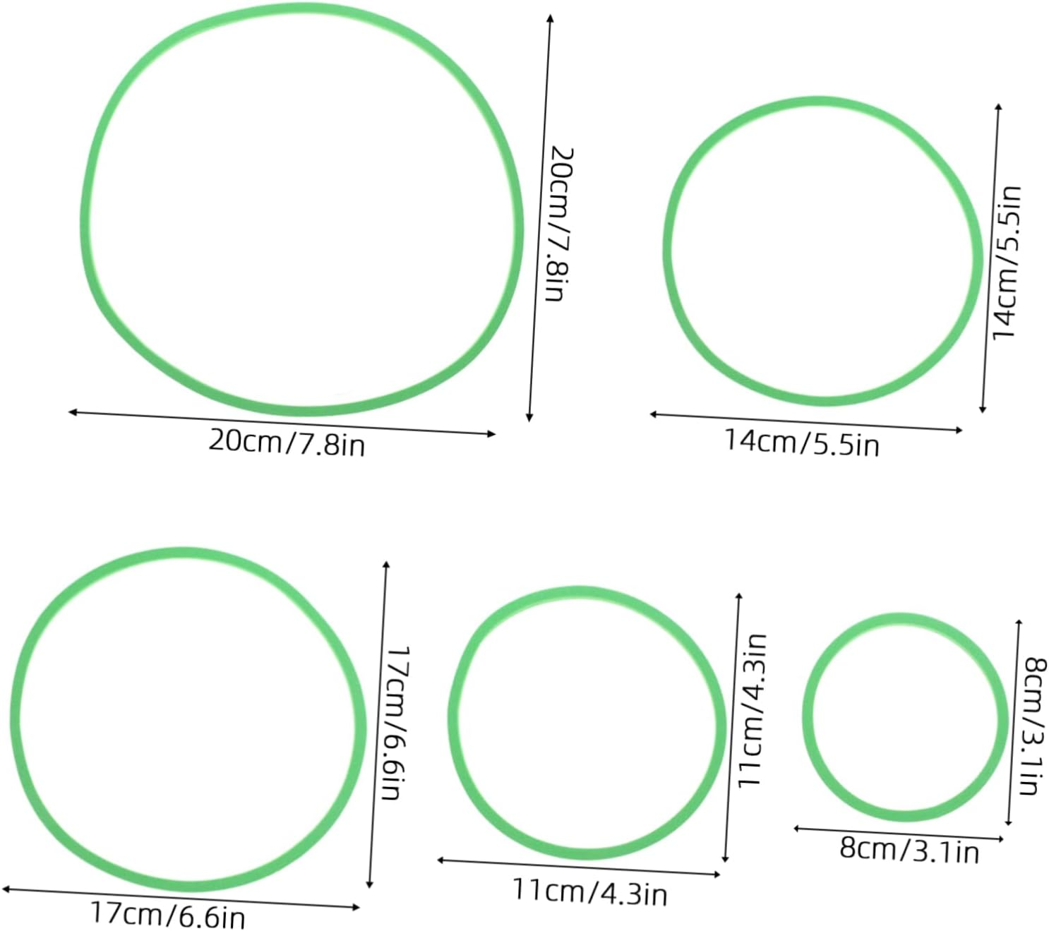ARTSEWPLY 20Pcs Aquarium Floating Plant Barrier Rings with Fish Feeding Design Promote Photosynthesis and Protect Plants Enhance Tank Beauty Suitable for Aquatic Pets and Fish Feeding image number 4