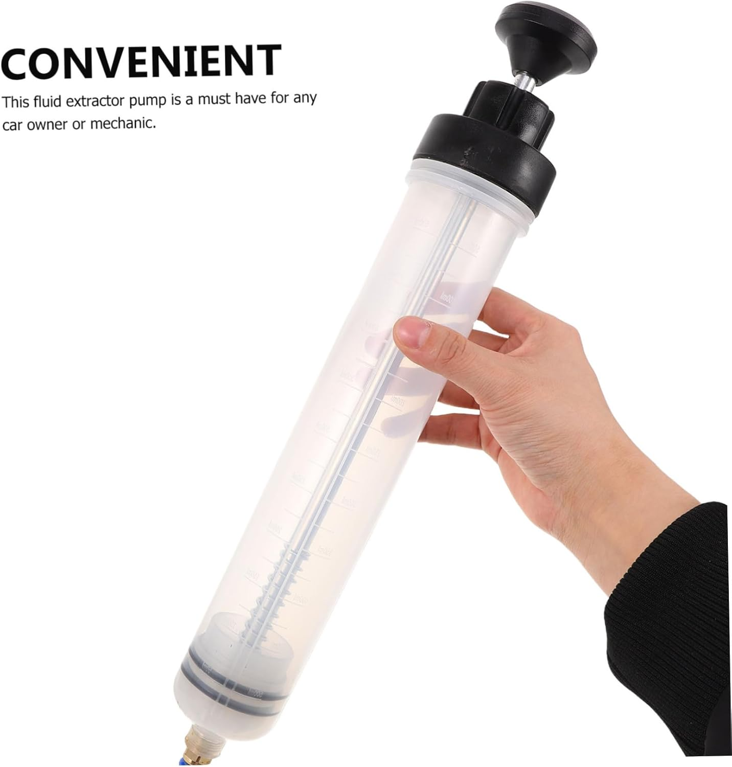 Cabilock Oil Change Tools Portable Fluid Extractor Manual Pump for Brake Fluid Automotive Use Efficient Suction and Transfer