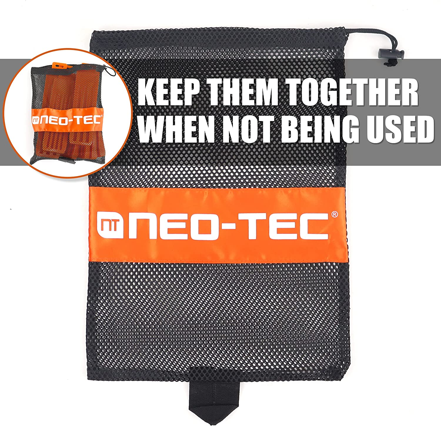 NEO-TEC 6 Pack Tree Felling Wedges with Spikes for Safe Tree Cutting (5.5"+8"+10", 2+2+2) image number 2