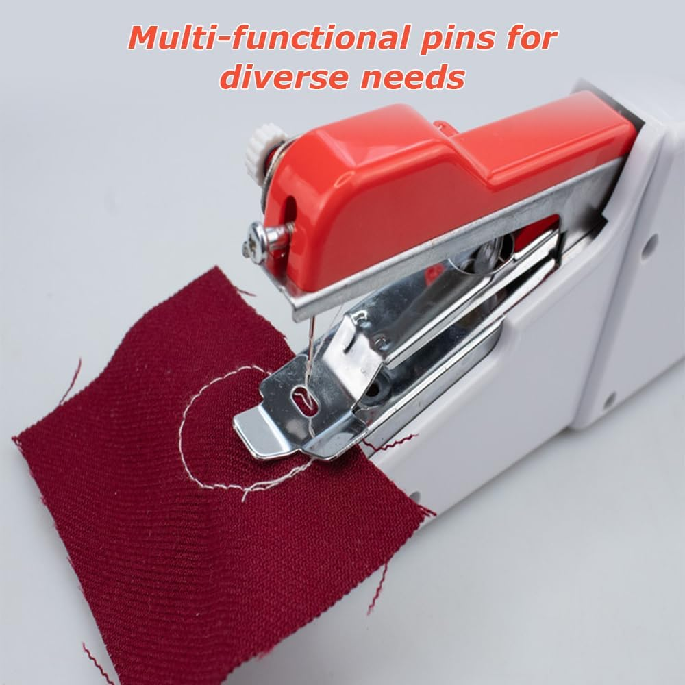 Handheld Sewing Machine,Mini Sewing Machine,Portable Sewing Device,Diy Sewing Machine,Lightweight Easy Operation,For Home Quick Repairing and Stitch Handicrafts image number 4