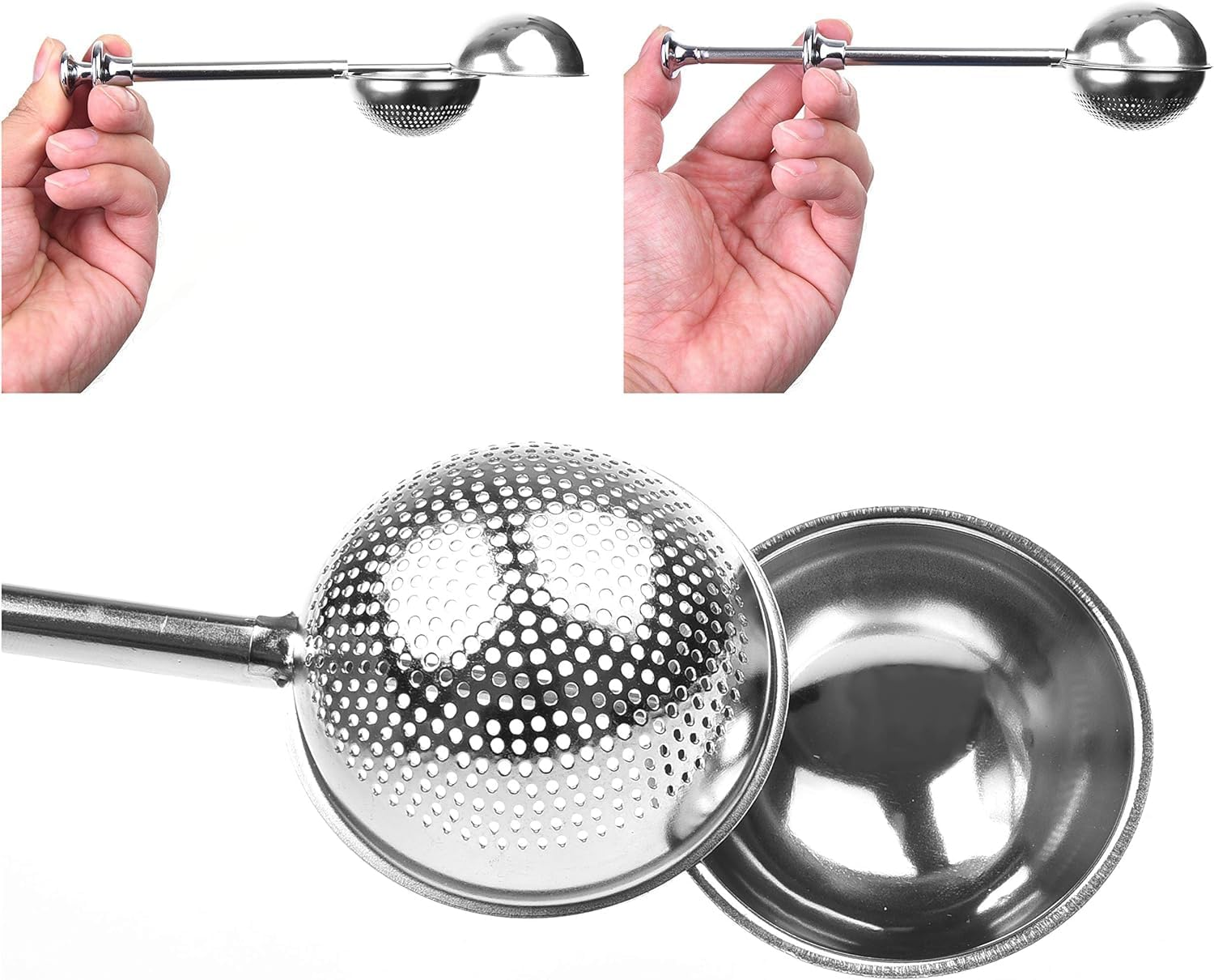 2 PCS Flour Dusting Wand,With Powder Spreading Molds, Dusting Wand for Sugar, Flour and Spices, Stainless Steel Pick up and Dust Flour Sifter, Dusting Wand for Sugar, Flour and Spices image number 6