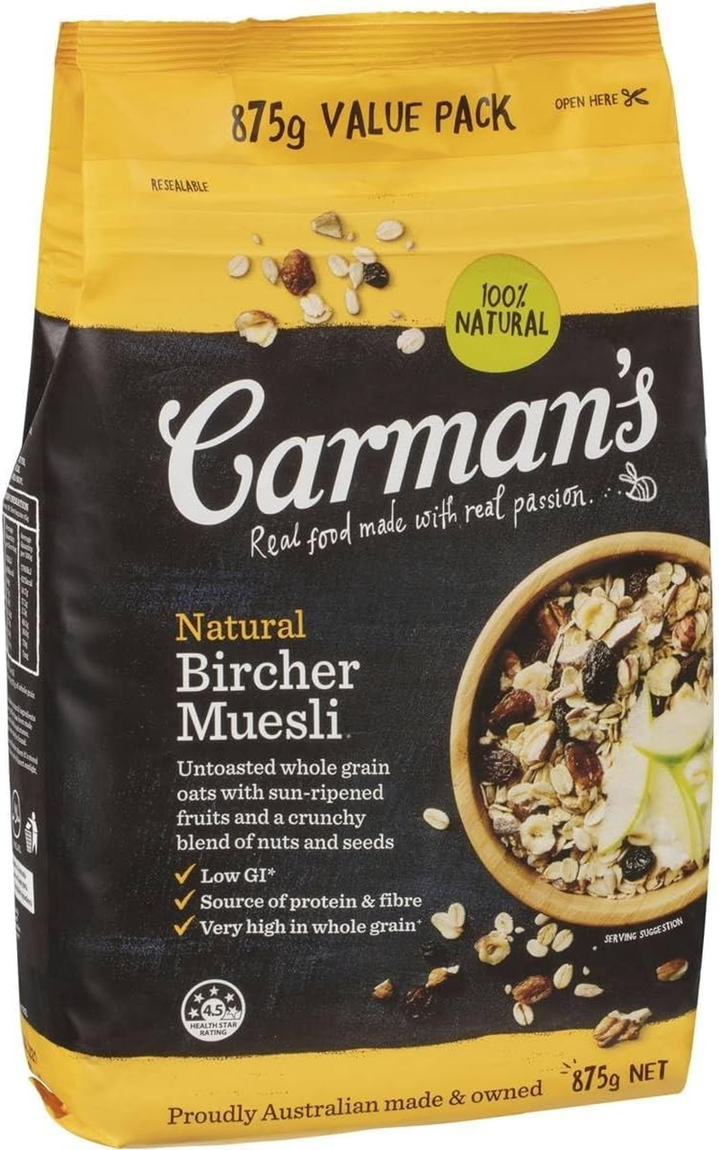 Carman'S Natural Untoasted Bircher Muesli 875 G image number 4