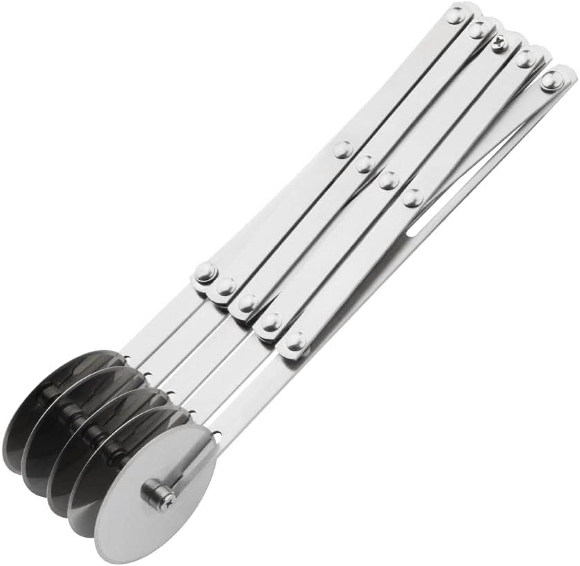 Vogue Stainless Steel 5-Wheel Dough Cutter, 55Mm image number 2