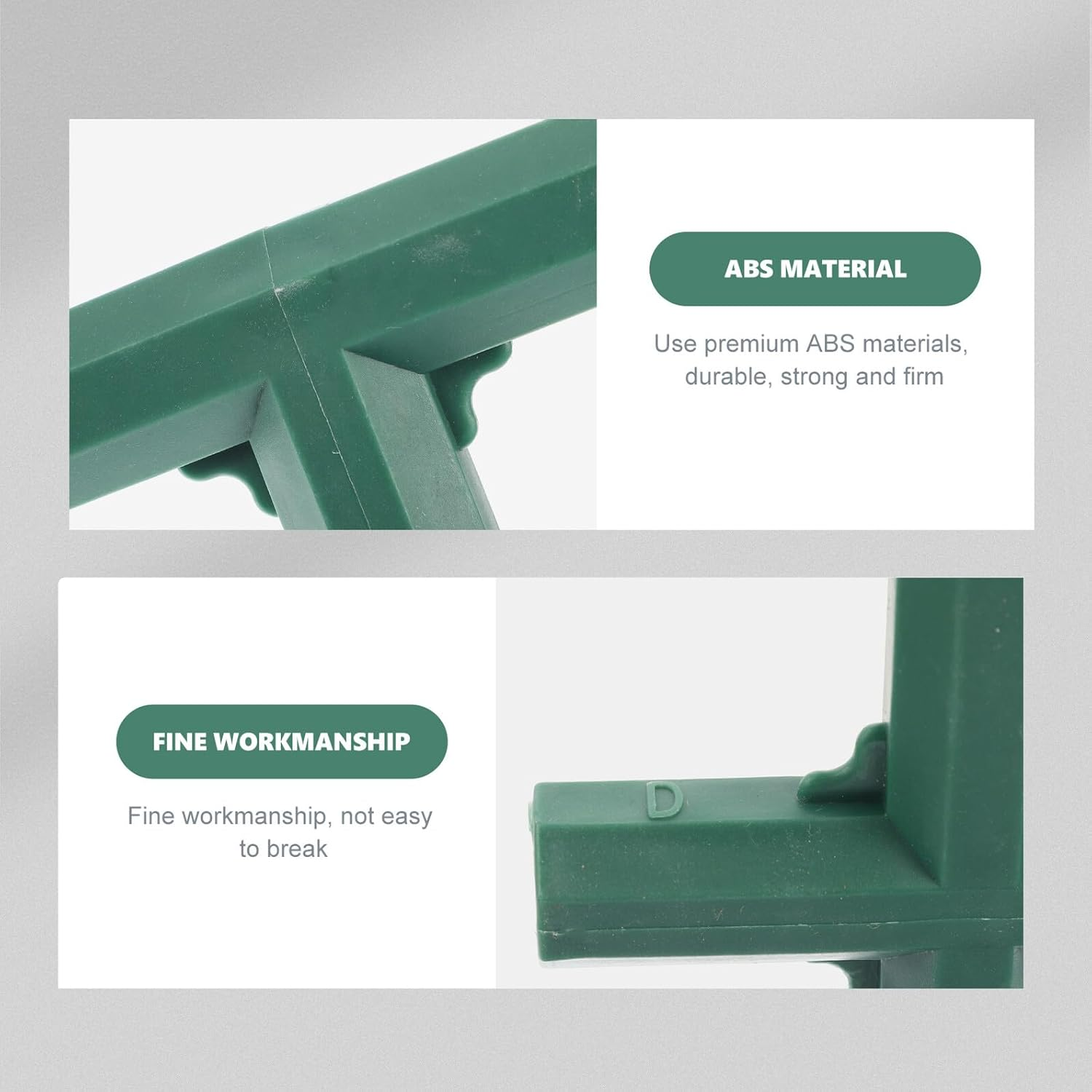 CLISPEED 20Pcs Gardening Frame Connectors Planting Supplies Greenhouse Joint Brackets Multi-Type Fixing Rod Joints for Plant Stake Support and Garden Frame Construction image number 1