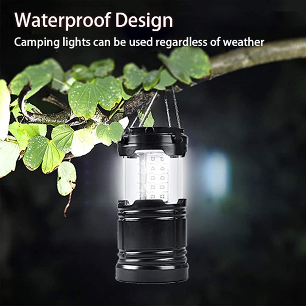 LED Camping Lantern, Camping Light with Magnetic Base, Led Lanterns for Power Outages, Fishing, Emergency, Tent, Hiking, Storm, Hurricane （4 Packs） image number 5