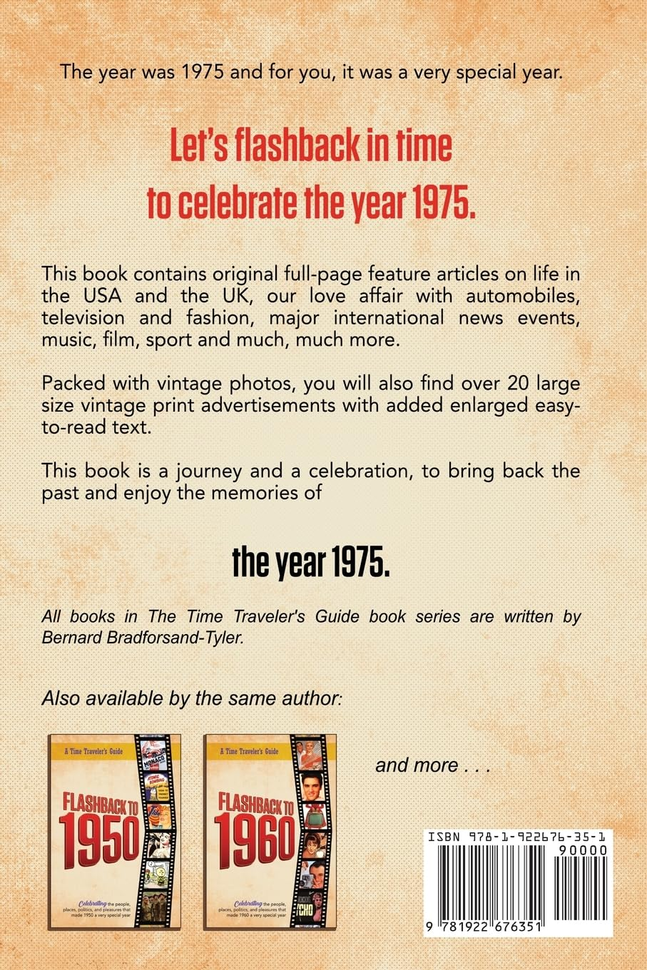 Flashback to 1975 - Celebrating the Pop Culture, People, Politics, and Places: from the Original Time-Traveler Flashback Series of Yearbooks - News ... for Anyone Born or Married in the Year 1975 image number 1