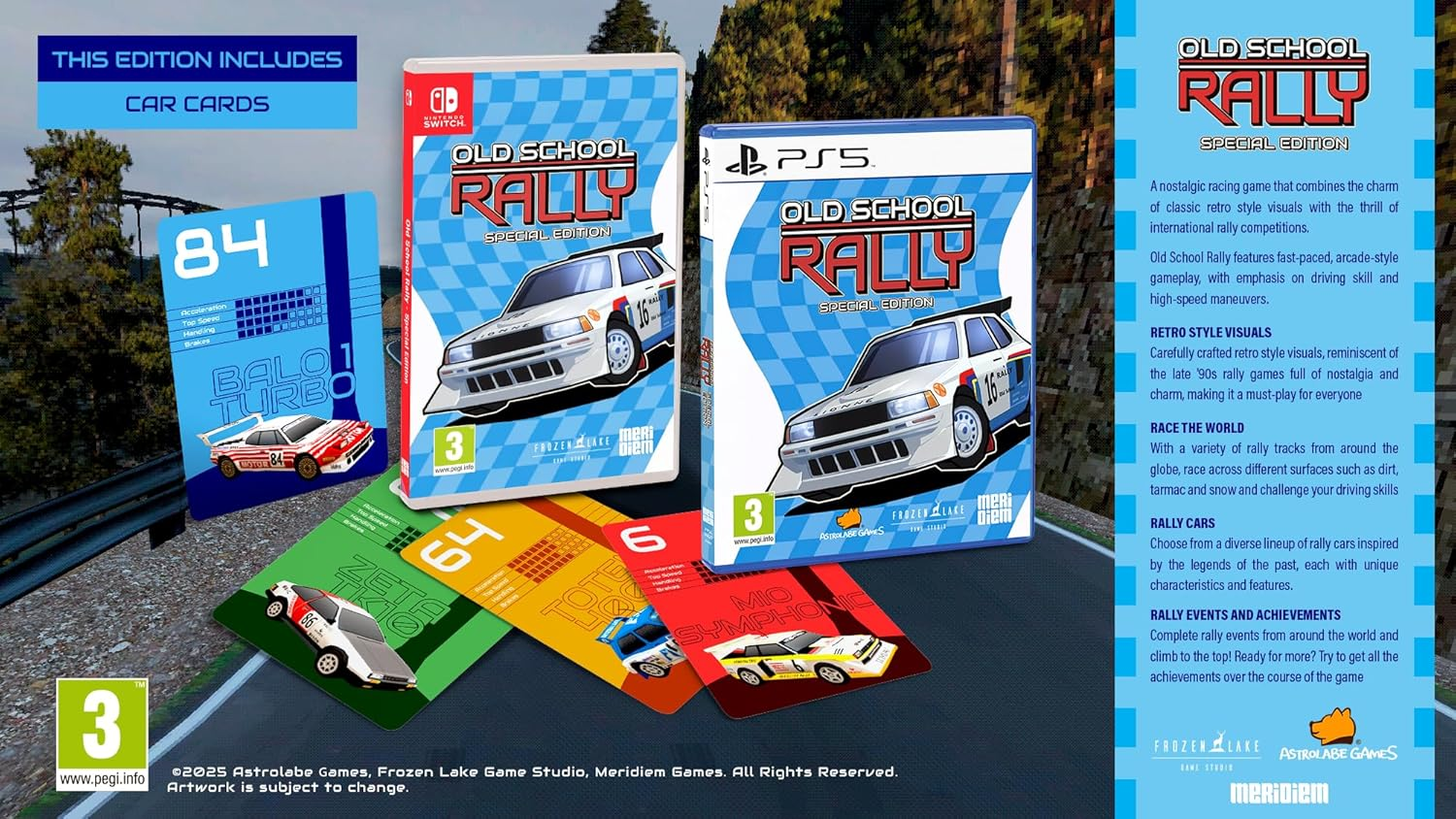 Old School Rally - Special Edition (Nintendo Switch) image number 5
