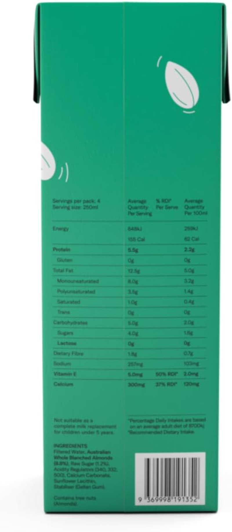 Creamy Barista Almond Milk 6X1Lt image number 2