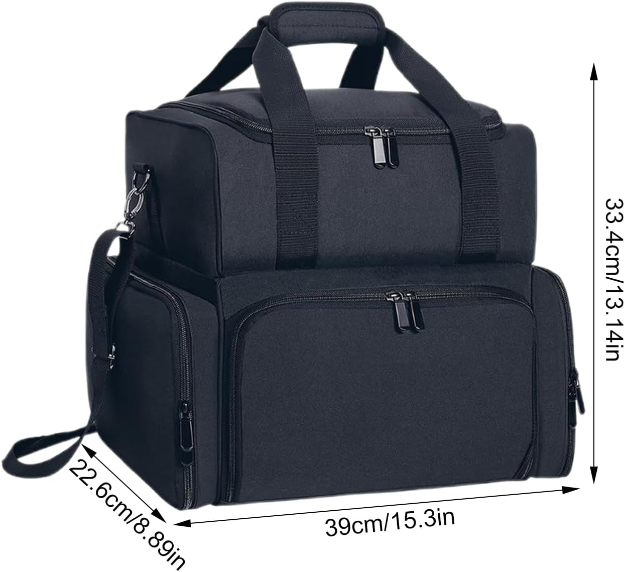 Nail Polish Storage, Nail Polish Organizer Bag, Nails Lamp Carrying Case, with Soft Dividers, Holds 70 Bottles, with Holder & Shoulder Strap, for Nails Supplies image number 3