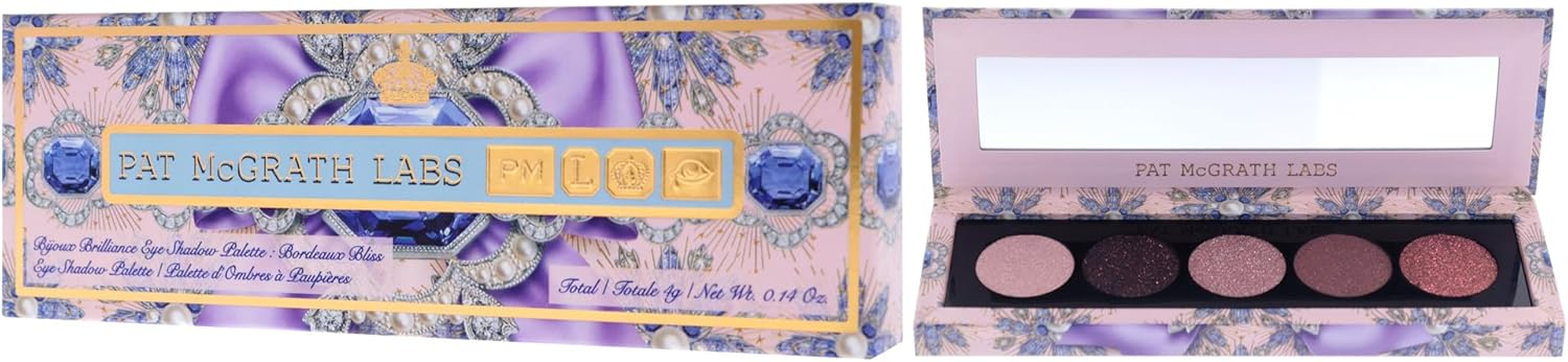 Bijoux Brilliance Eye Shadow Palette - Bordeaux Bliss by Pat Mcgrath Labs for Women - 0.14 Oz Eye Shadow image number 6