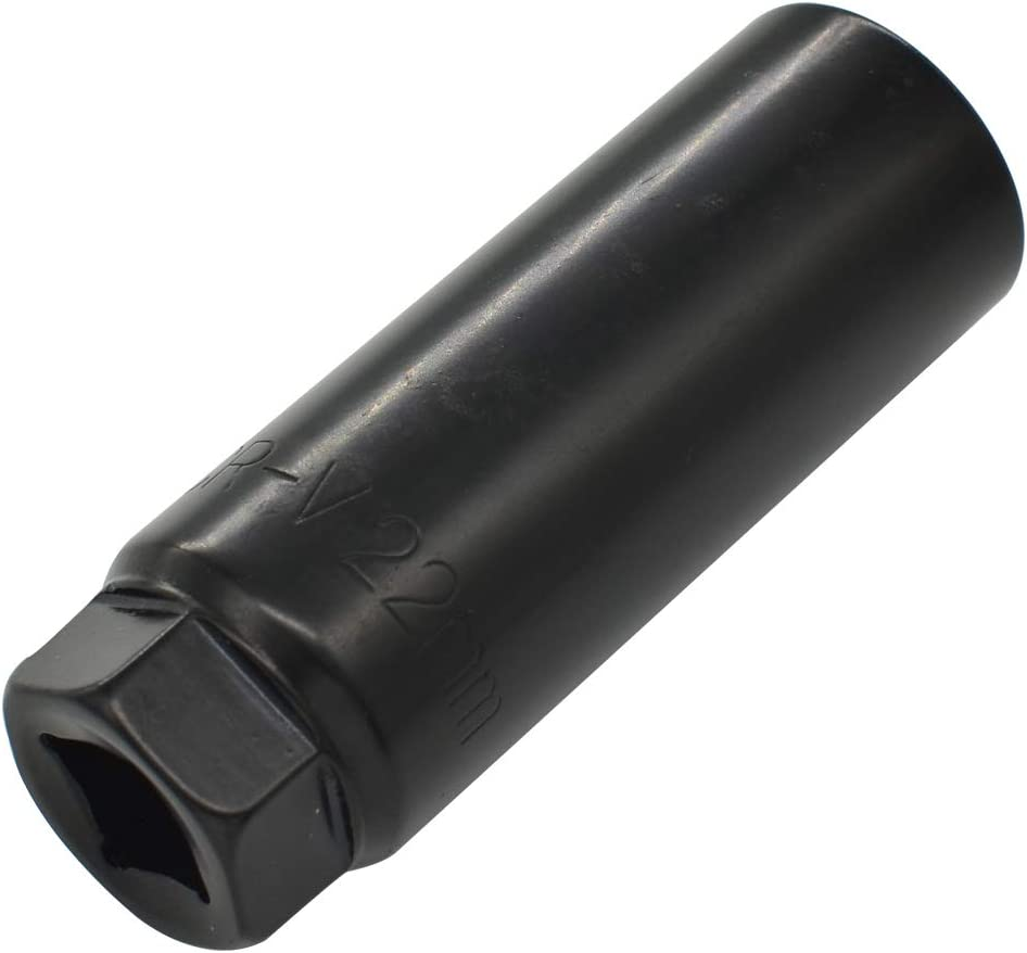 ITEQ O2 Oxygen Sensor Socket 1/2&rdquo; Drive X 7/8&rdquo; (22Mm), Oxygen Sensor Remover Tool with Side Cutout Wire Gate, O2 Removal and Installation Sensor Socket