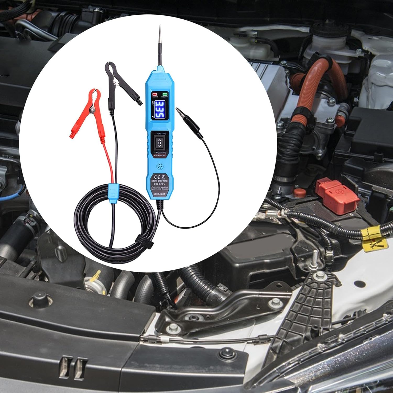 Jicsuxi Bidirectional Volt Tool Portable Rvs Car Electric Circuit Tester image number 2