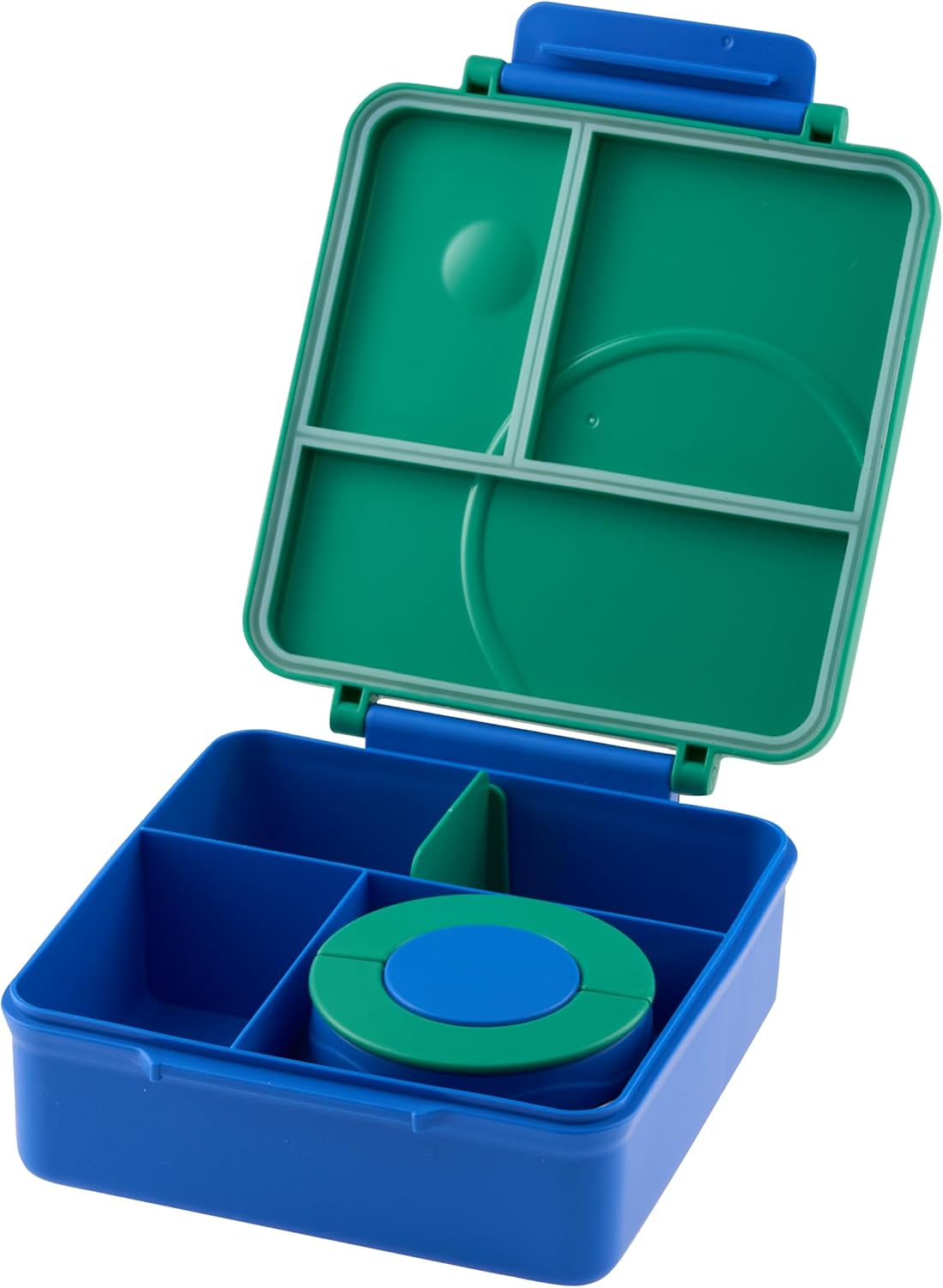 Yumyum Kids Bento Lunch Box with Insulated Food Jar, Blue