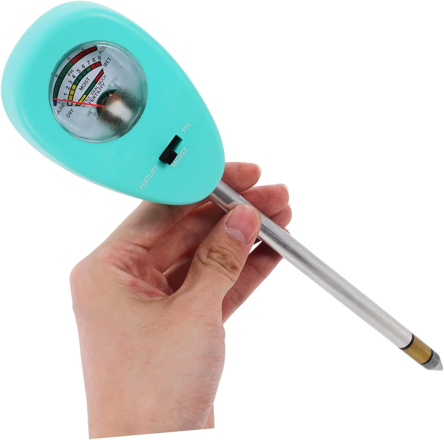 MERRYHAPY Garden Soil Tester Multi-Functional Plant Soil Ph Moisture Moist and Ph Easy to Use for Gardening image number 2
