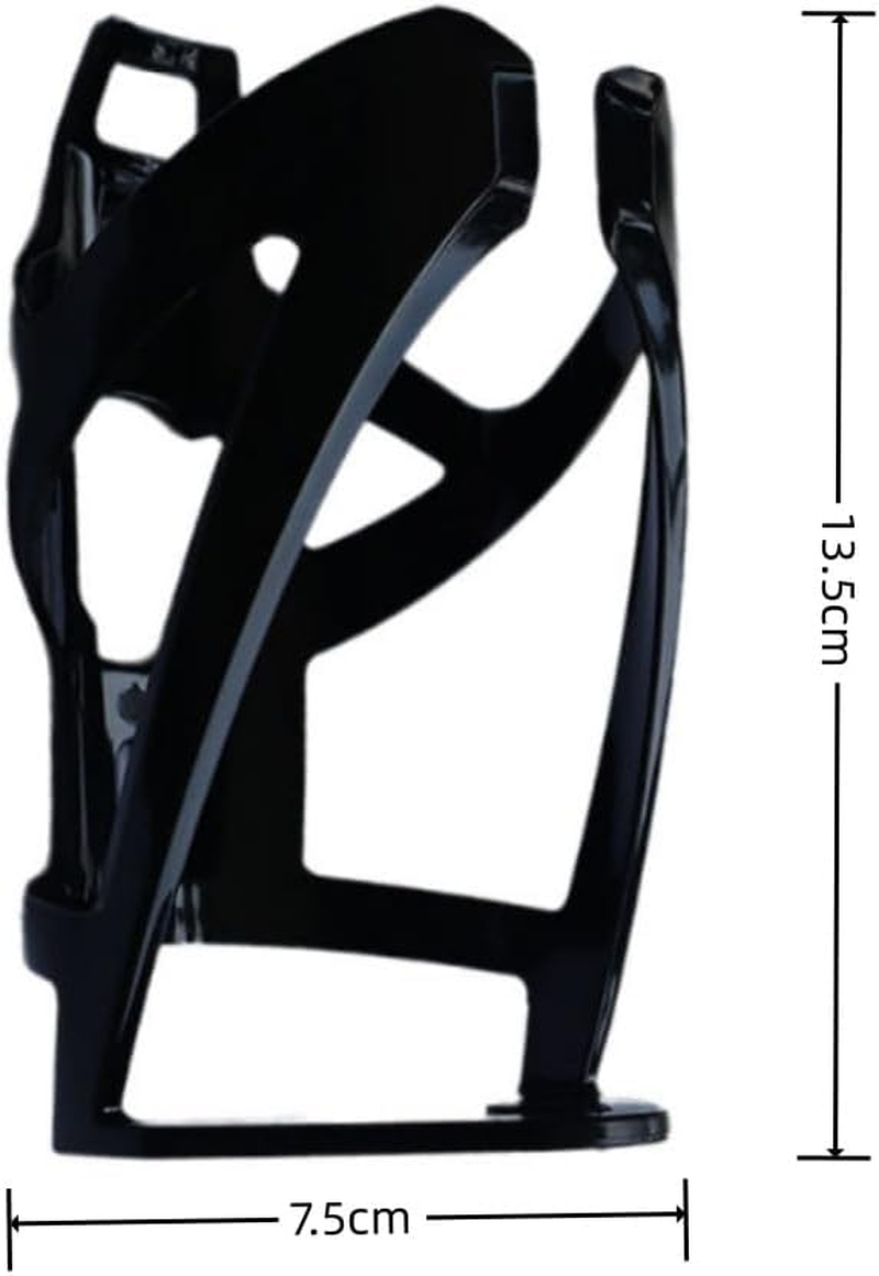 GYWHOOFT 2 Pcs Bike Water Bottle Holder,Bike Water Bottle Holder Ultra-Lightweight and Strong Bottle Cages, Universal Bike Cup Holder Rack for Road MTB Bikes (Black) image number 2