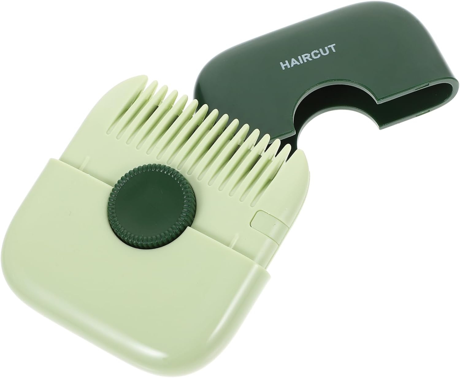 NULYLU Portable Hair Fringe Cutting Tool Hair Cutting Comb for Safe Trimming and Styling for Home and Salon Use and Material Avocado Green