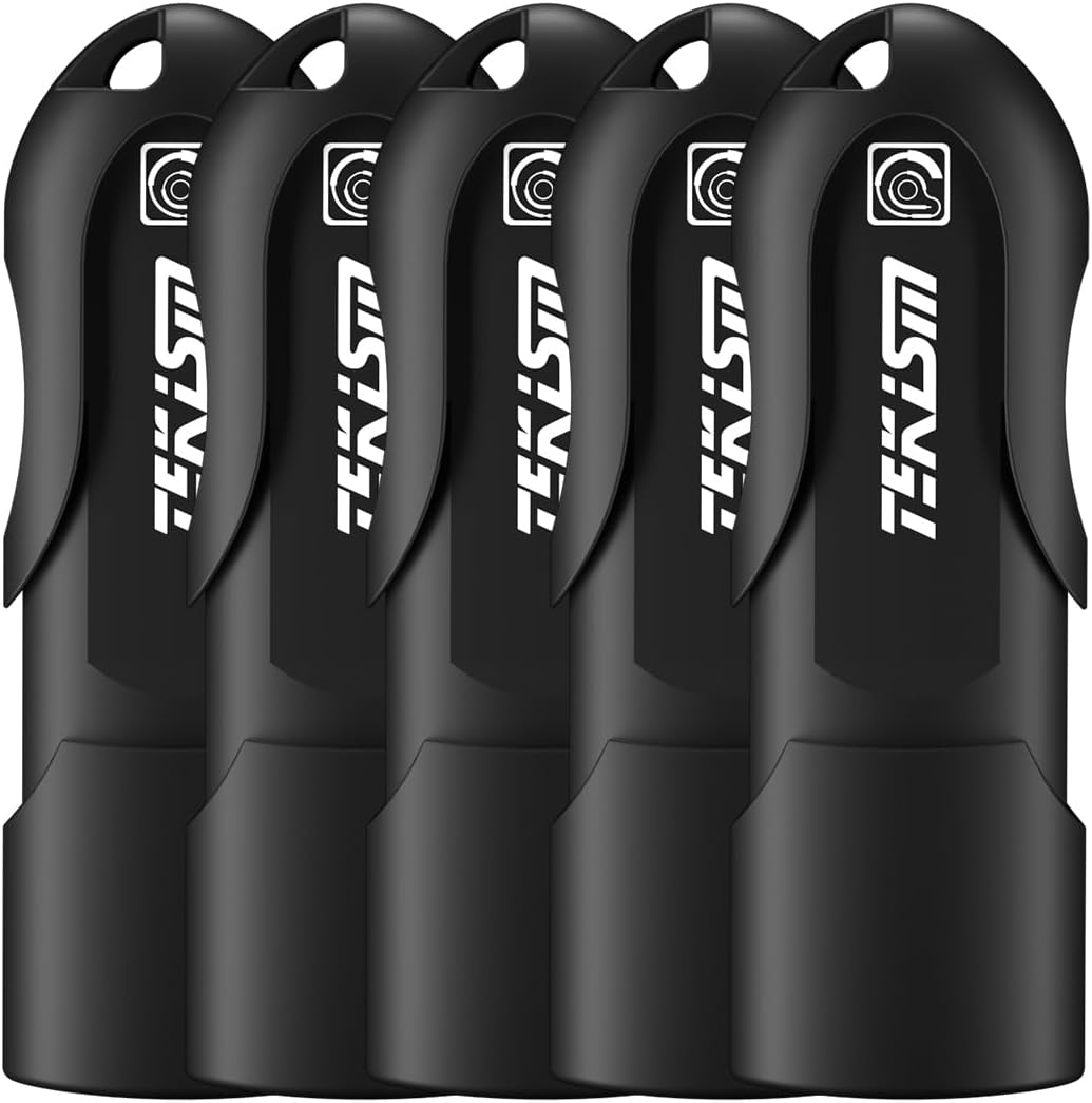 32GB 5 Pack USB 3.2 Gen 1 (USB 3.1) Flash Thumb Drive, External Data Storage Memory Stick Compatible with Computer/Laptop