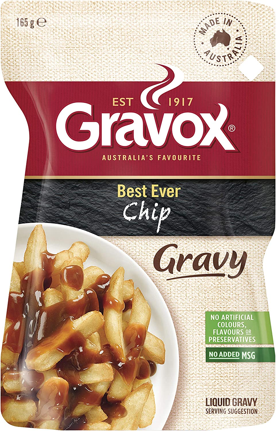 Gravox Best Ever Chip Gravy Pouch Liquid Pouch for Gravy and Liquid Stock Instant Gravy 165G image number 4