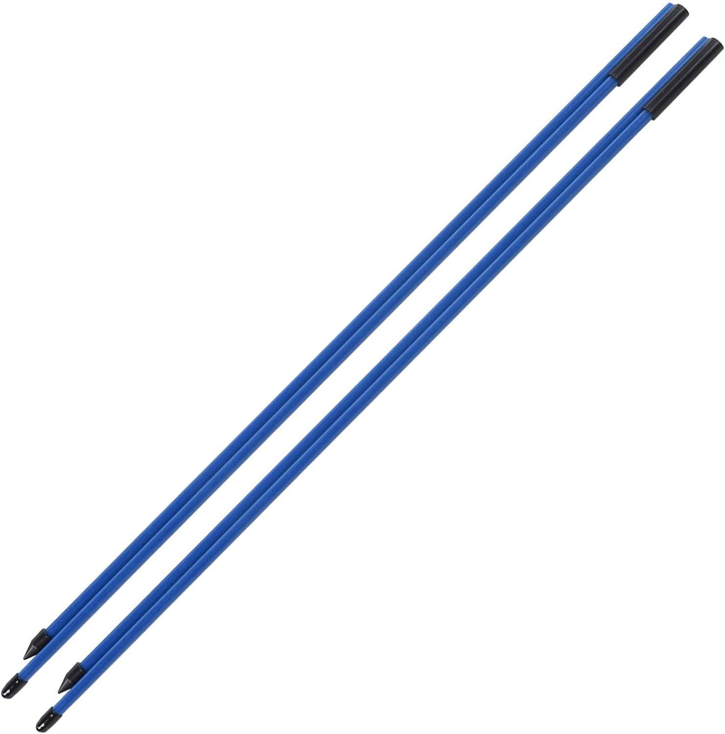 Golf Practice Sticks, 2 Sections Golf Alignment Sticks Foldable Golf Training Sticks Durable Golf Alignment Sticks for Golf Lovers for Outdoor for Golf Course(Blue) image number 3
