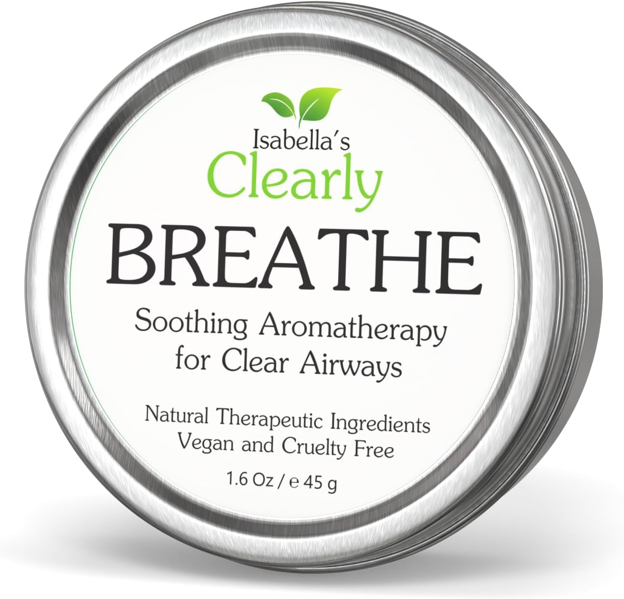 Isabella'S Clearly BREATHE Aromatherapy Chest Balm | Natural Essential Oil Rub with Eucalyptus, Peppermint & Chamomile | Plant-Based, Vegan & Cruelty-Free | Made in USA image number 5