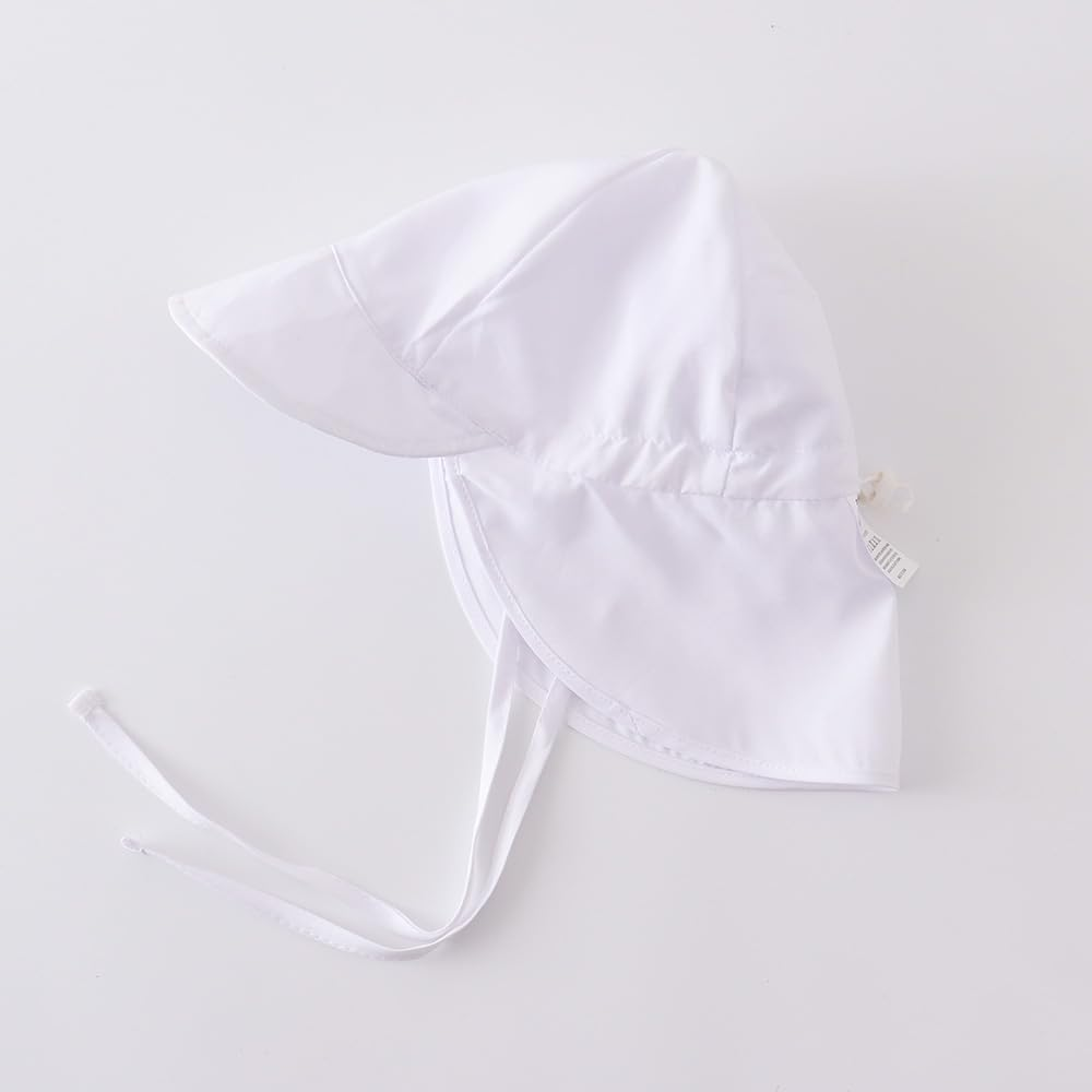 Baby Sun Hat Kids Outdoors UPF 50+ Sun Protection Hats Girls Boys Breathable Quick-Dry Adjustable Flap Caps image number 3