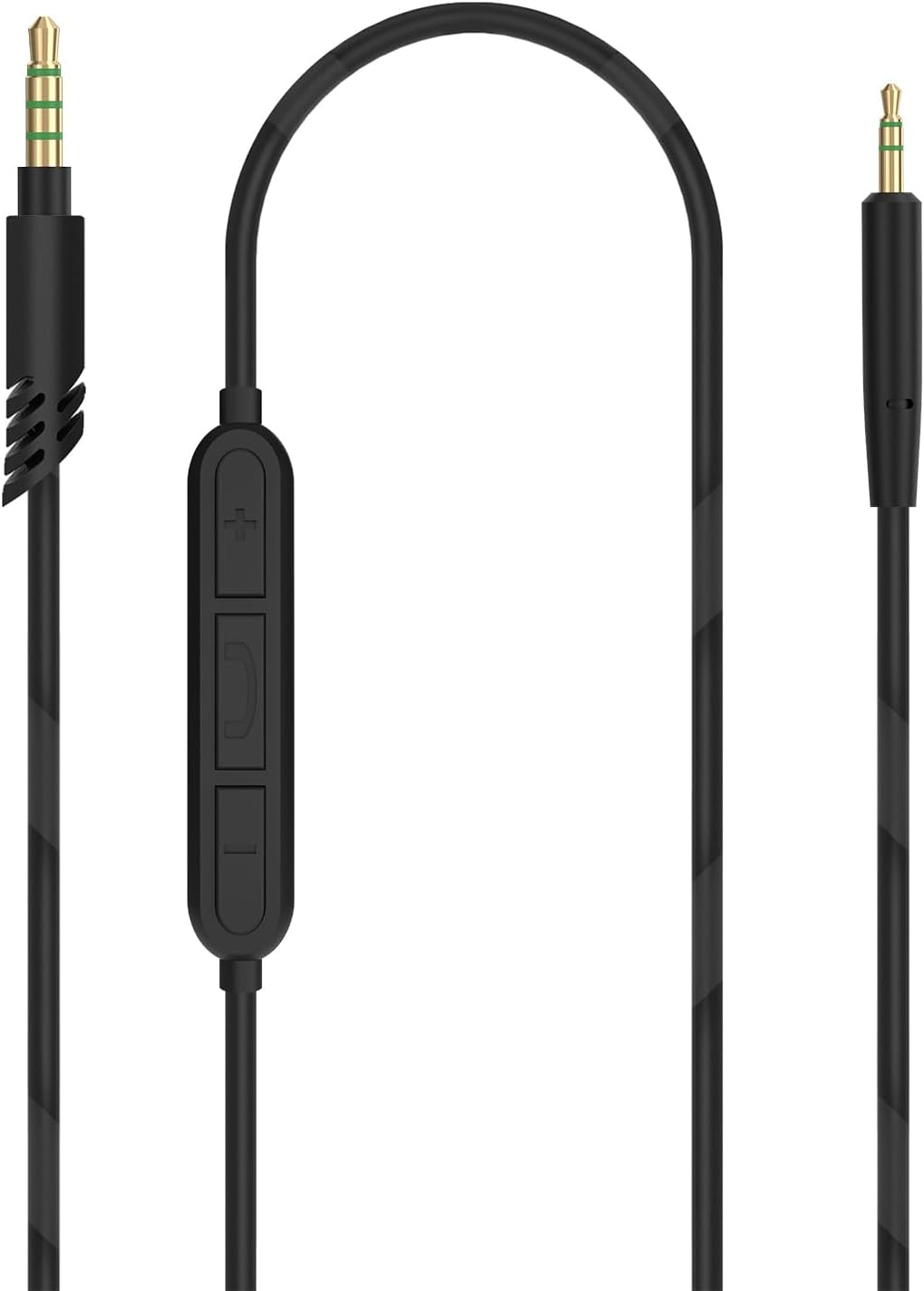 Linkidea Audio Cable with Mic for JBL Tune 770NC/670NC Headphones, 3.5Mm TRRS to 2.5Mm TRS Replacement Aux Cord with Inline Microphone and Volume Control (5 Ft / 1.5M) image number 4