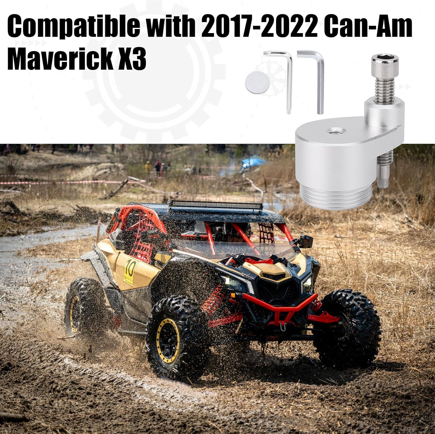 Belt Changing Tool, Clutch Spreader Cvt Drive Belt Clutch Spreader Tool Belt Changing Tool for Can Am CVT Belt Changing Tool Compatible with 2017-2022 Can Am Maverick X3 image number 2