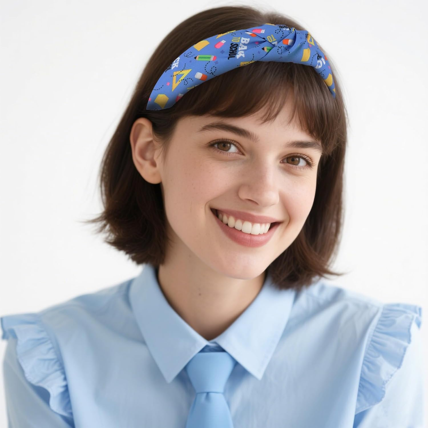 EXIPSAT Women'S Headband Set, Wide Headband & Hair Band, Colourful Hair Accessories with Wrap Look for Women, Set of 4 image number 2