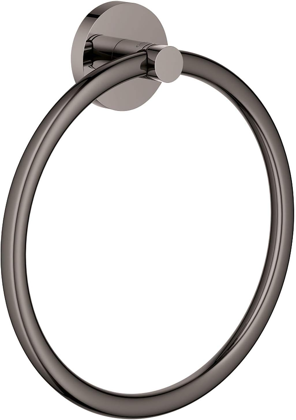 Grohe 40365EN1 Essentials Metal 12.2-In. Towel-Ring, Brushed Nickel Infinityfinish