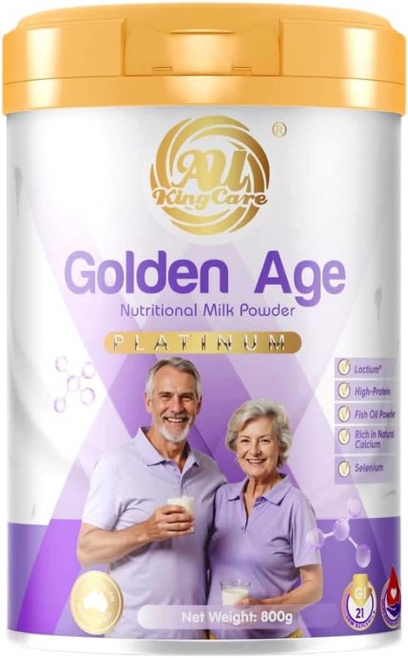 Au Kingcare Golden Age Nutritional Milk Powder,High Protein,Low Gi,800G