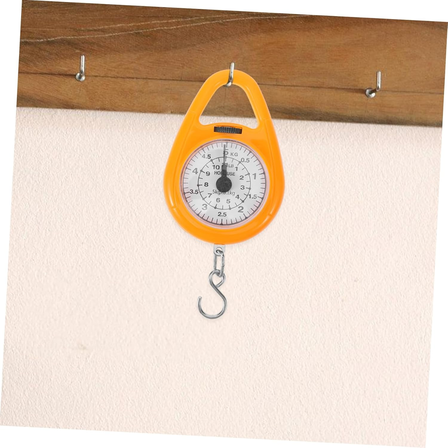 ABOOFAN Portable Hanging Weight Scale Luggage Scale for Travel Handheld Mini with Hook Orange Compact Design for Accurate Weighing image number 2