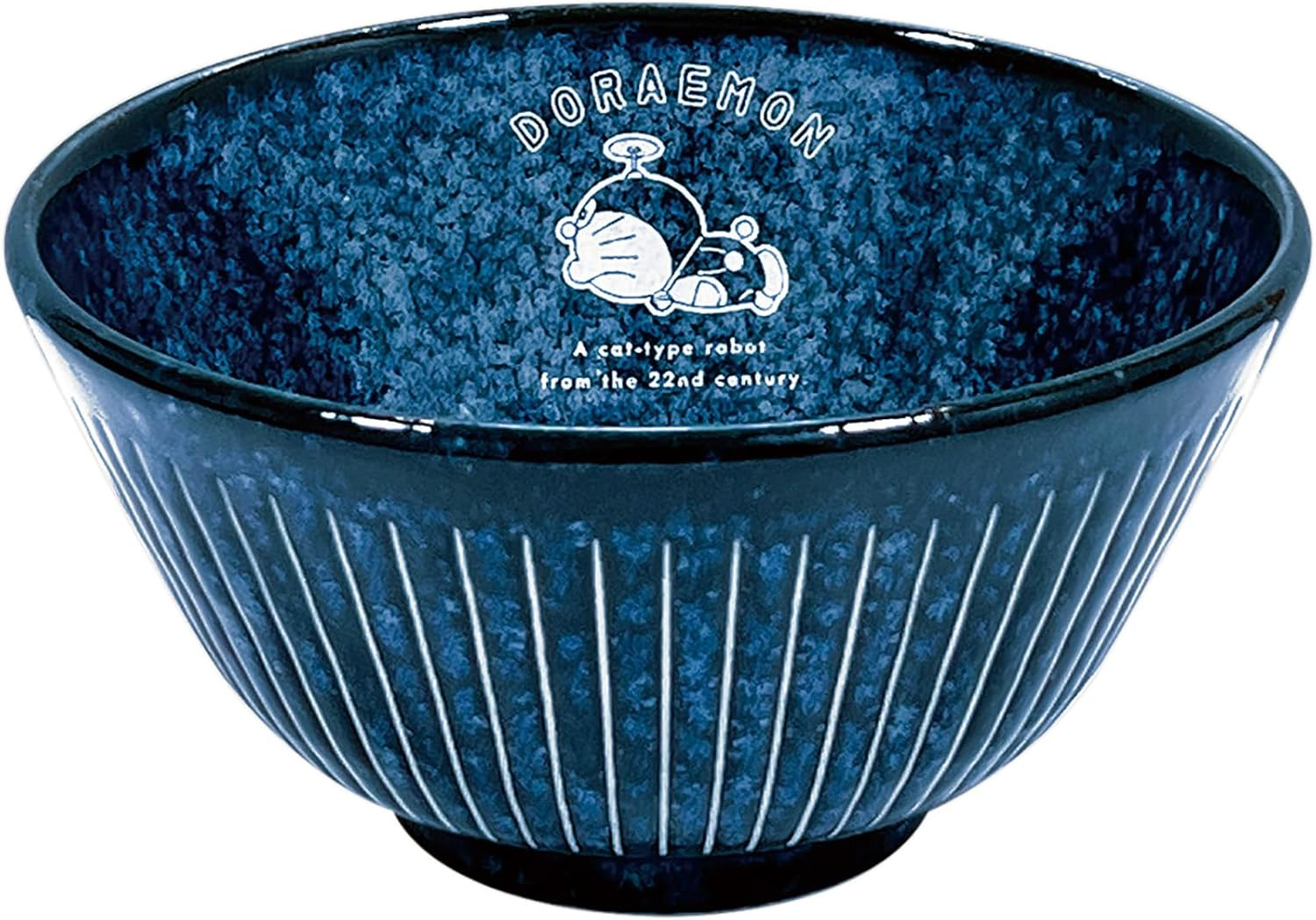 Doraemon 011140 Rice Bowl, Rice Bowl, Diameter 4.7 Inches (12 Cm), Height 2.4 Inches (6 Cm), Microwave Safe, Dishwasher Safe, Indigo, Made in Japan image number 2