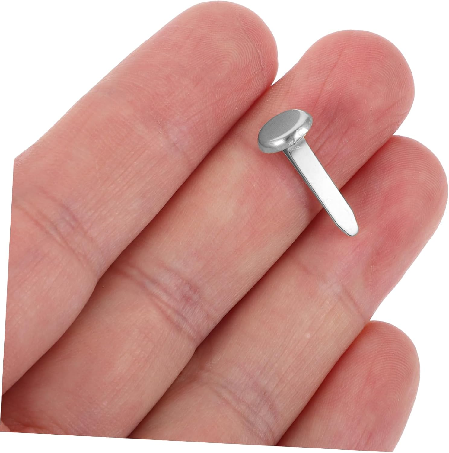 TEHAUX 50Pcs Metal Brads Fasteners for Crafts Smooth Edges for Projects Boys and Girls Art Supplies Securely Fastens Two Feet image number 1