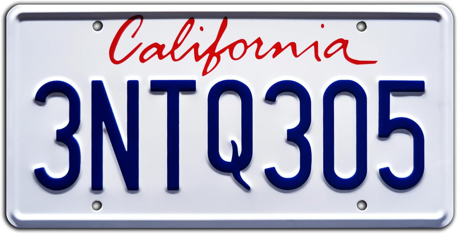 The Fast and the Furious | 3NTQ305 | Stamped License Plate
