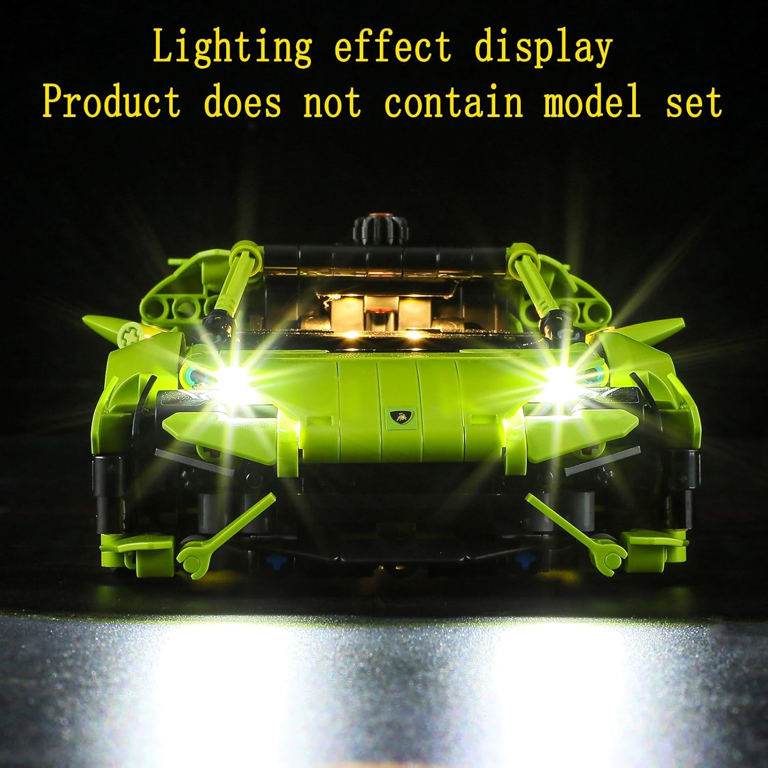 GEAMENT LED Light Kit Compatible with  Lamborghini Hurac&aacute;n (Huracan) Tecnica - Lighting Set for Technic 42161 (Building Set Not Included) image number 5